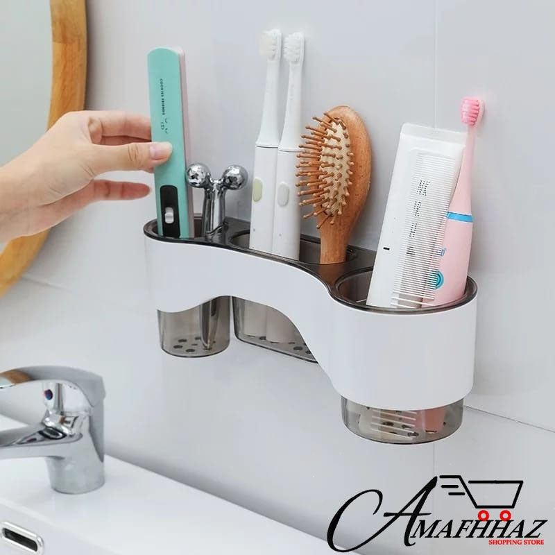 Bathroom drain rack