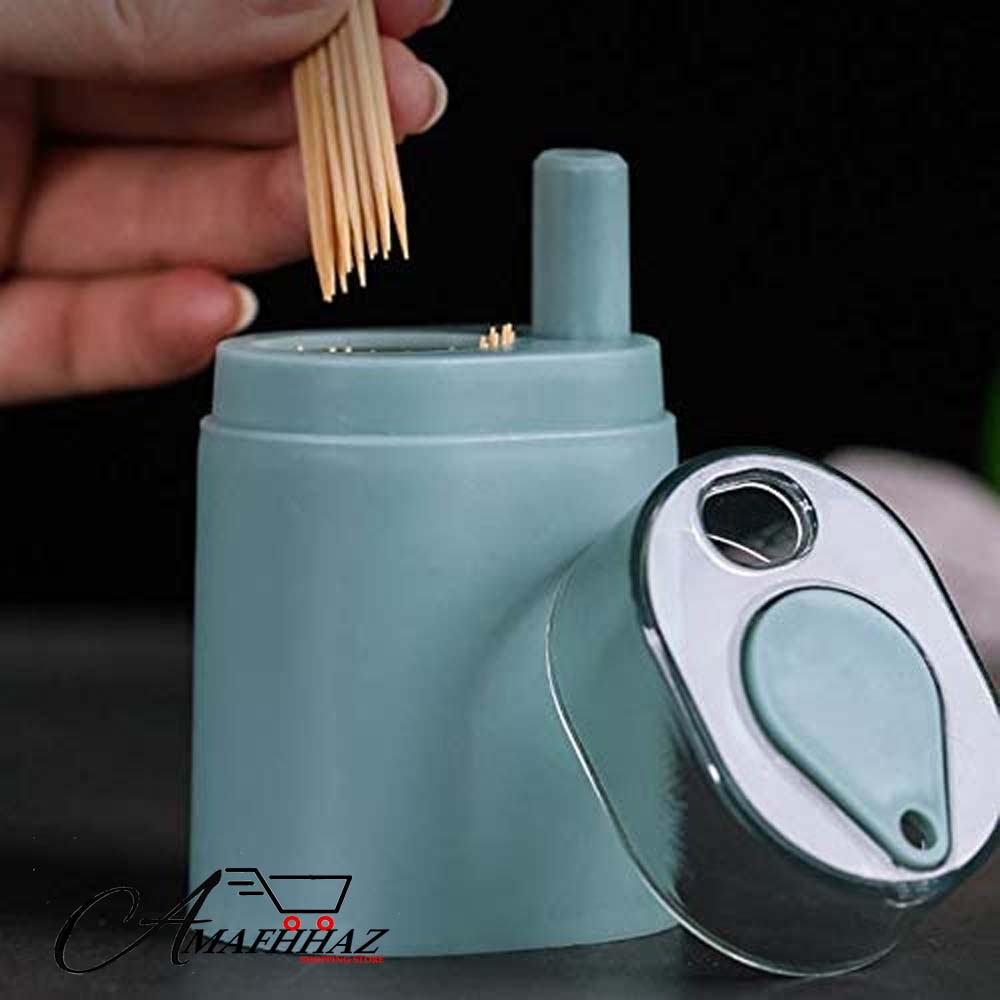 Automatic Toothpick Holder Plastic Storage Box