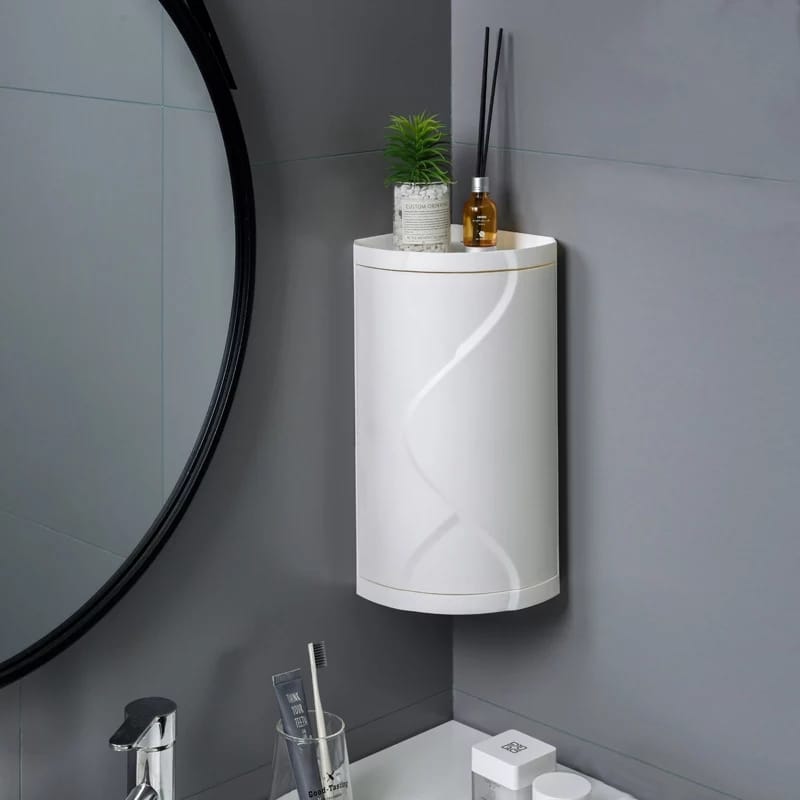 360 Bathroom Rotating Storage Rack