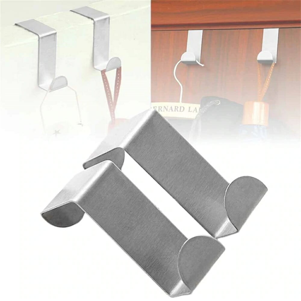 2PC stainless steel door hook