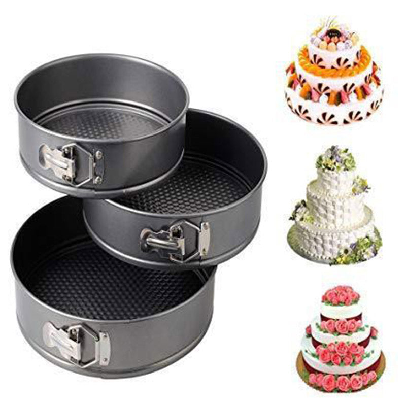 3 Pcs Non-Stick Cake Molds