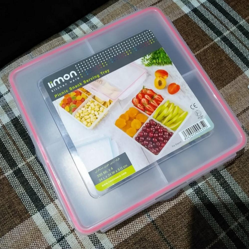 4 Compartment Food Box