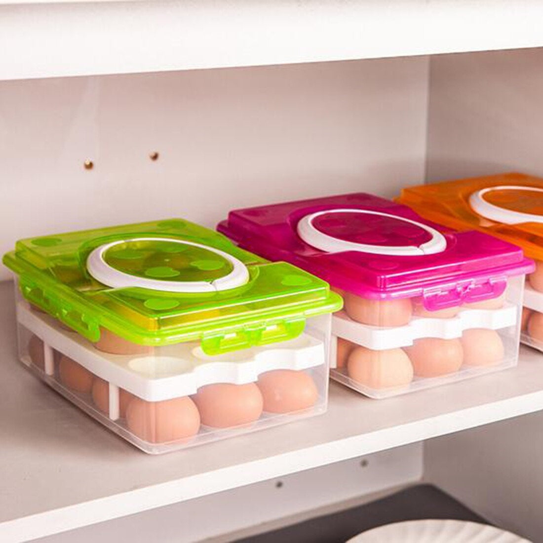 24 Grid Egg Tray with Lid
