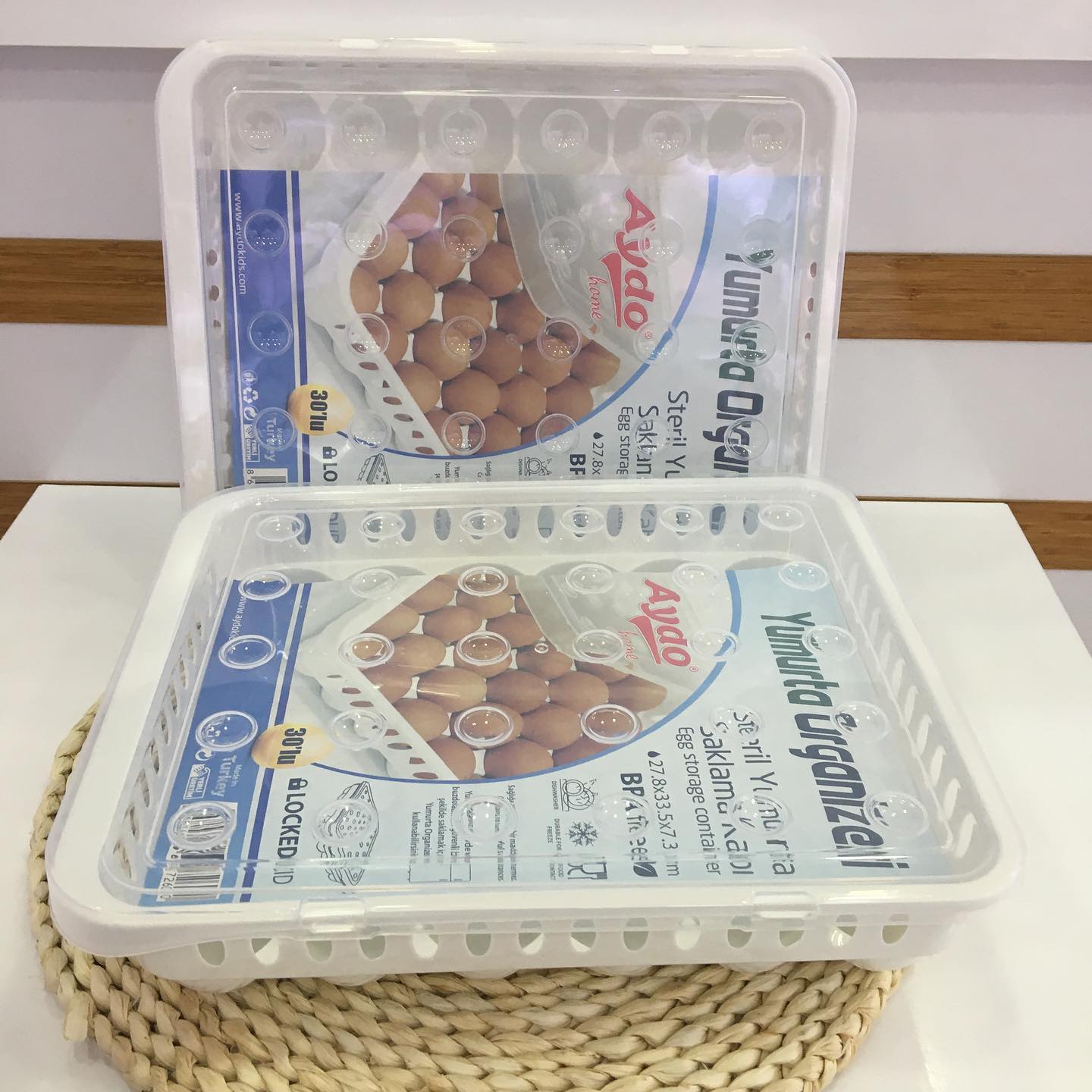 24 Grid Egg Tray with Lid