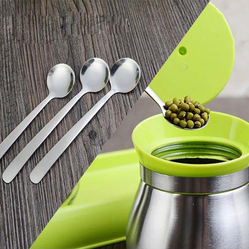 3pcs Steel Glass Condiment
