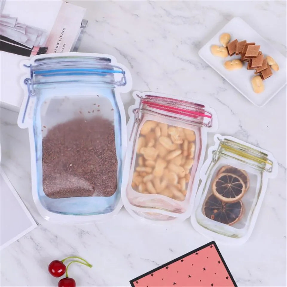 3 Pcs Airtight Lock Pouch