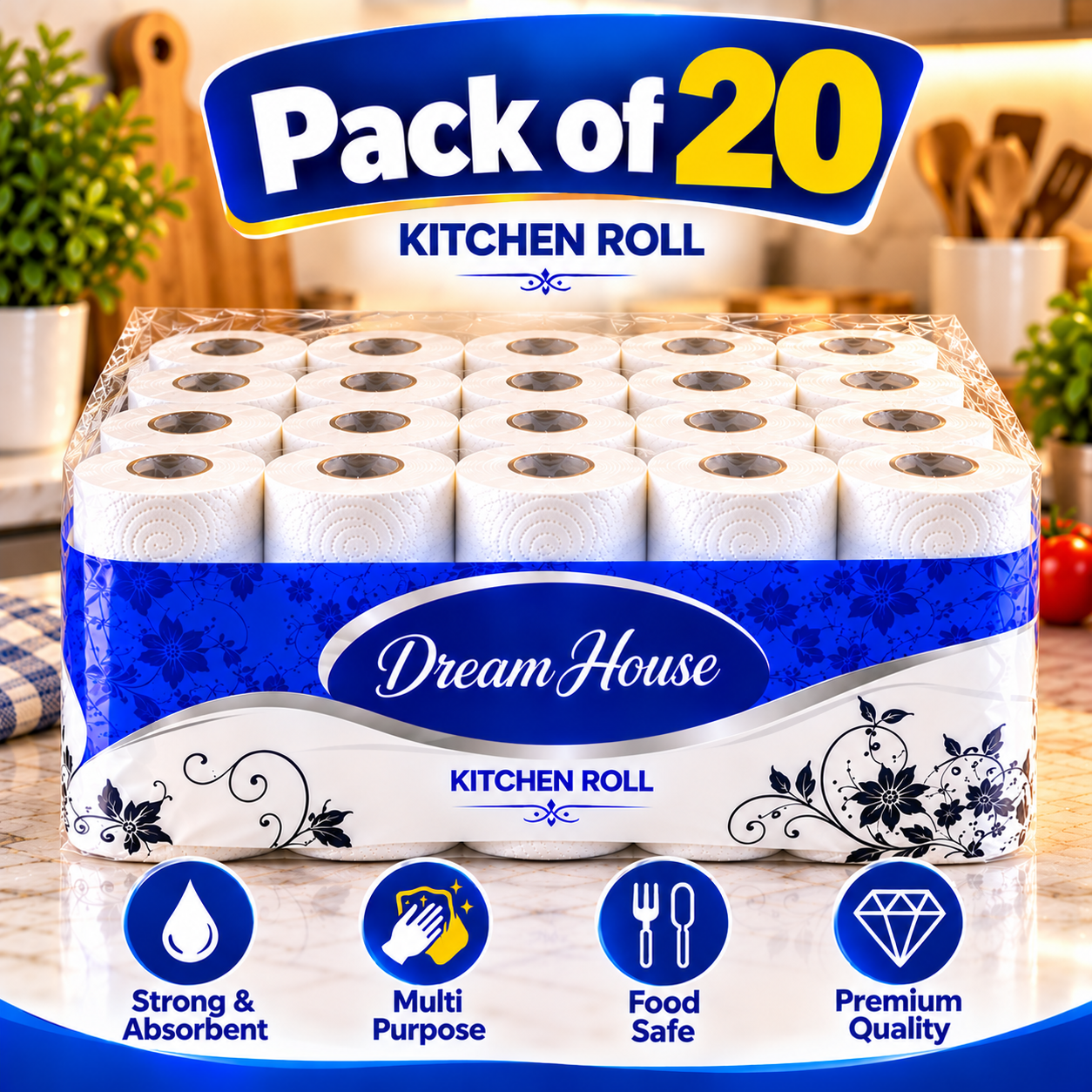 Premium Dream House Kitchen Rolls
