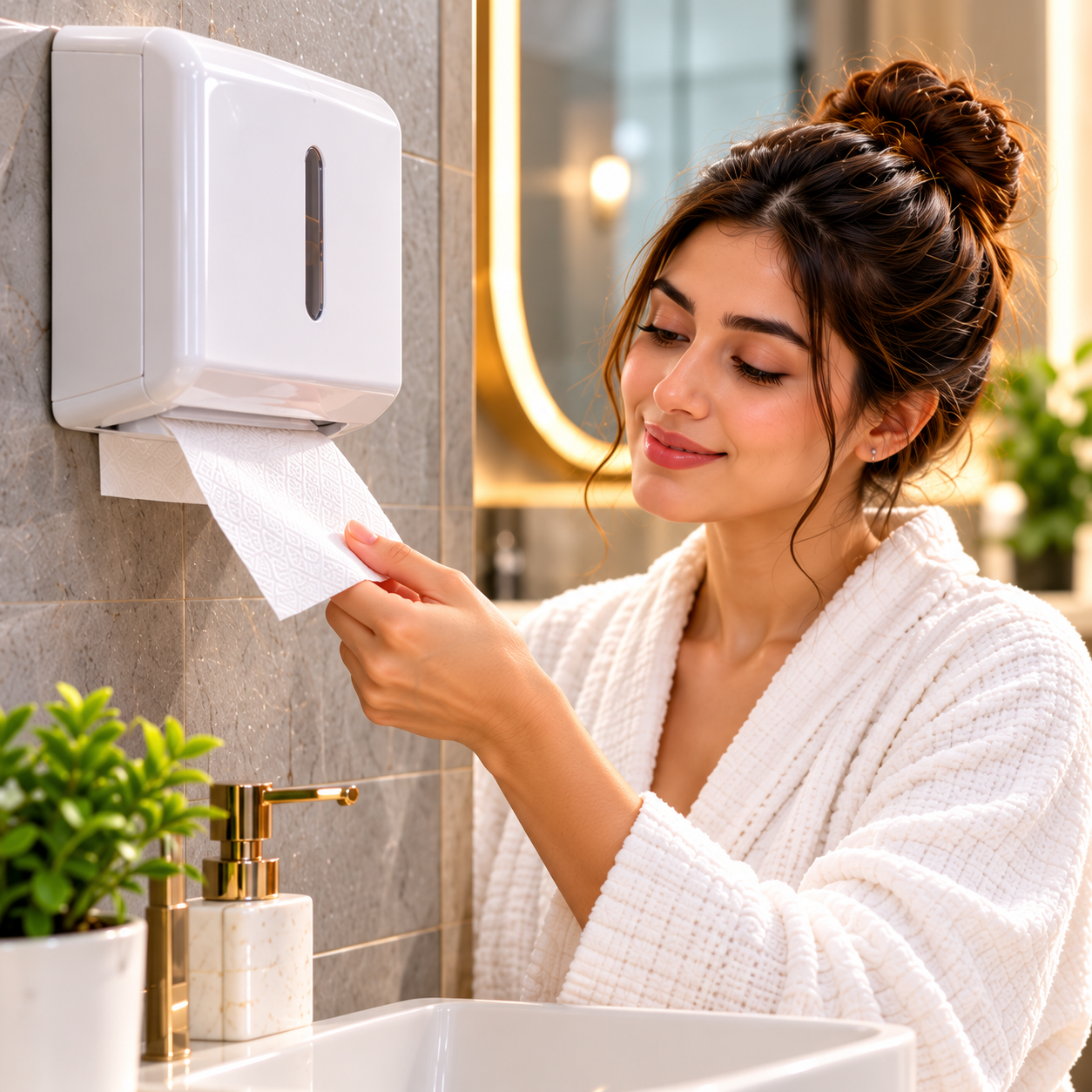 Luxury Bathroom Tissue Moment