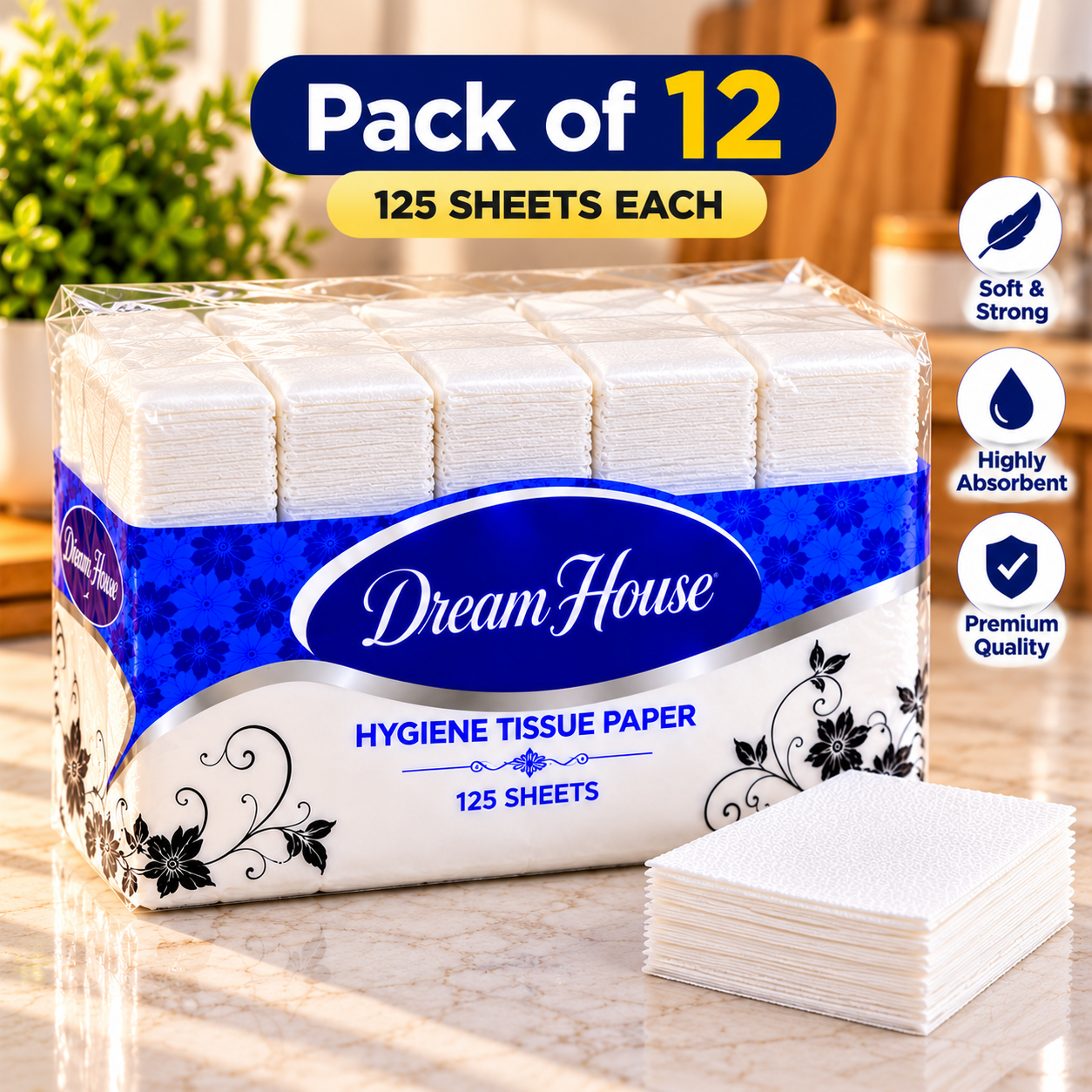 Dream House Tissue Pack Showcase