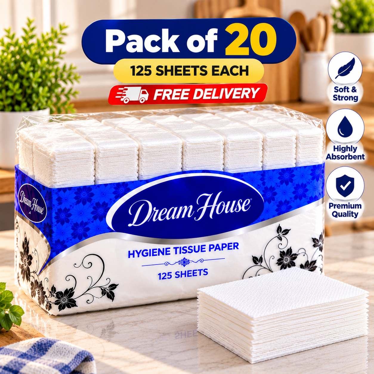 Dream House Tissue Paper Promo