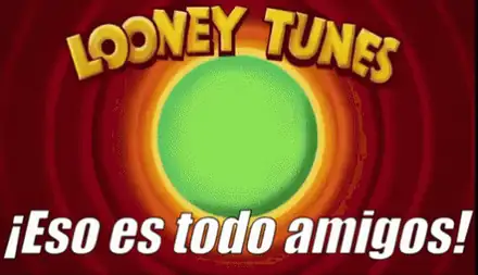Porky guiñando: 'Eso es todo, amigos'