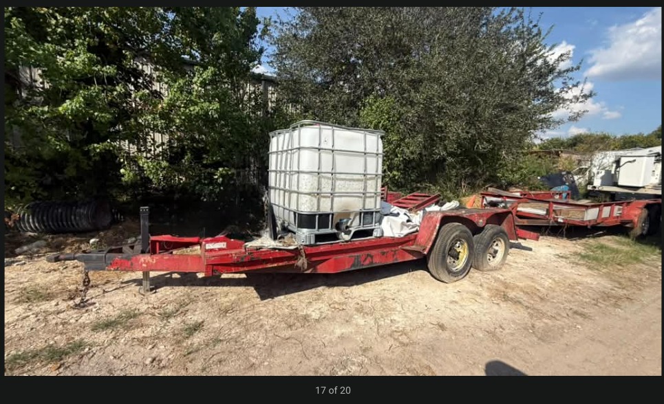 Heavy-Duty Flatbed Equipment Trailer / Utility Trailer available for rent from M3 Rental in Houston
