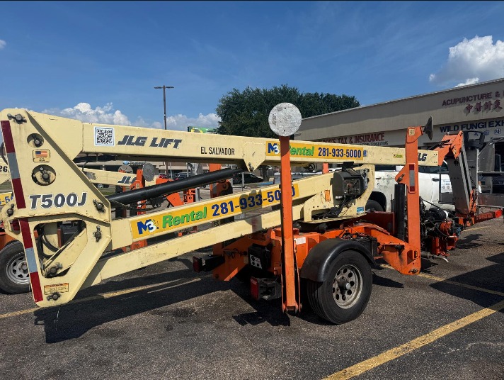 JLG T500J Towable Boom Lift available for rent from M3 Rental in Houston