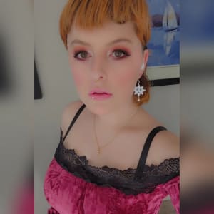 photo of customer wearing earrings