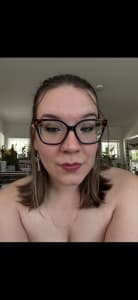photo of customer wearing earrings