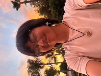 photo of customer wearing earrings