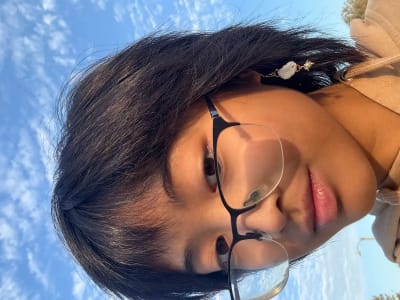 photo of customer wearing earrings