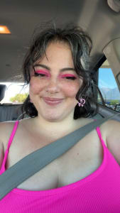 photo of customer wearing earrings