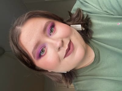 photo of customer wearing earrings
