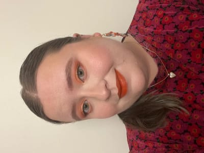 photo of customer wearing earrings