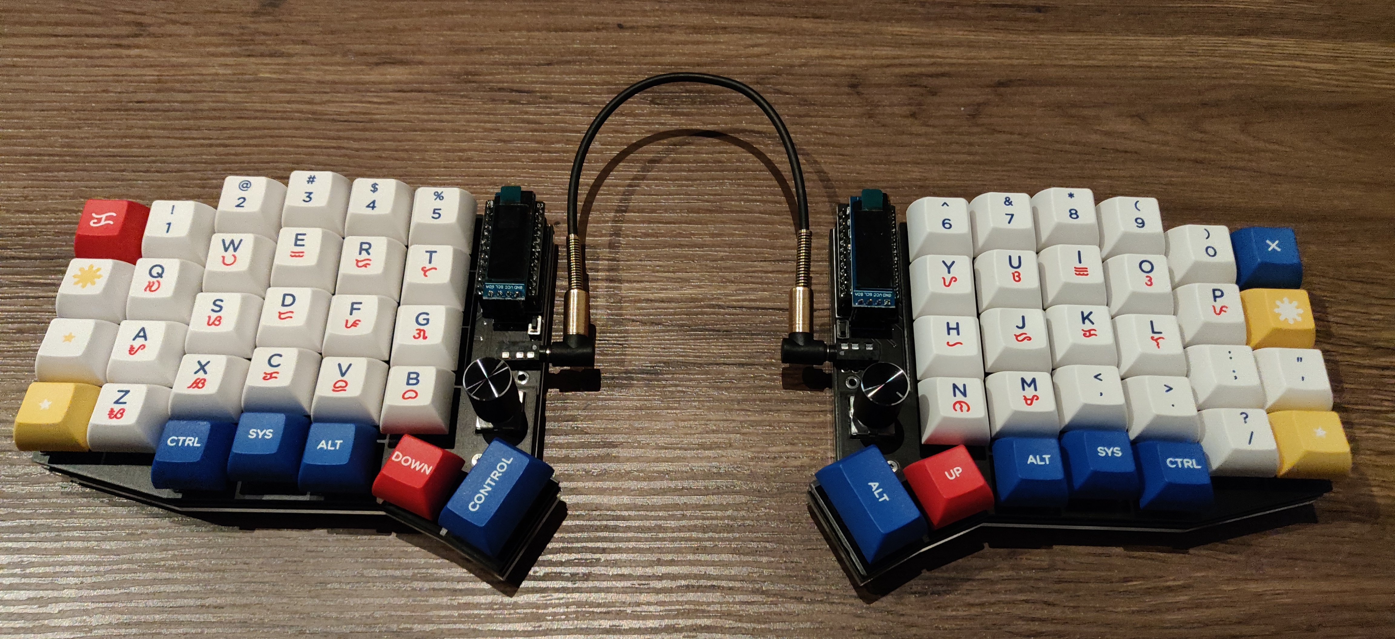 Sofle V2 custom mechanical keyboard