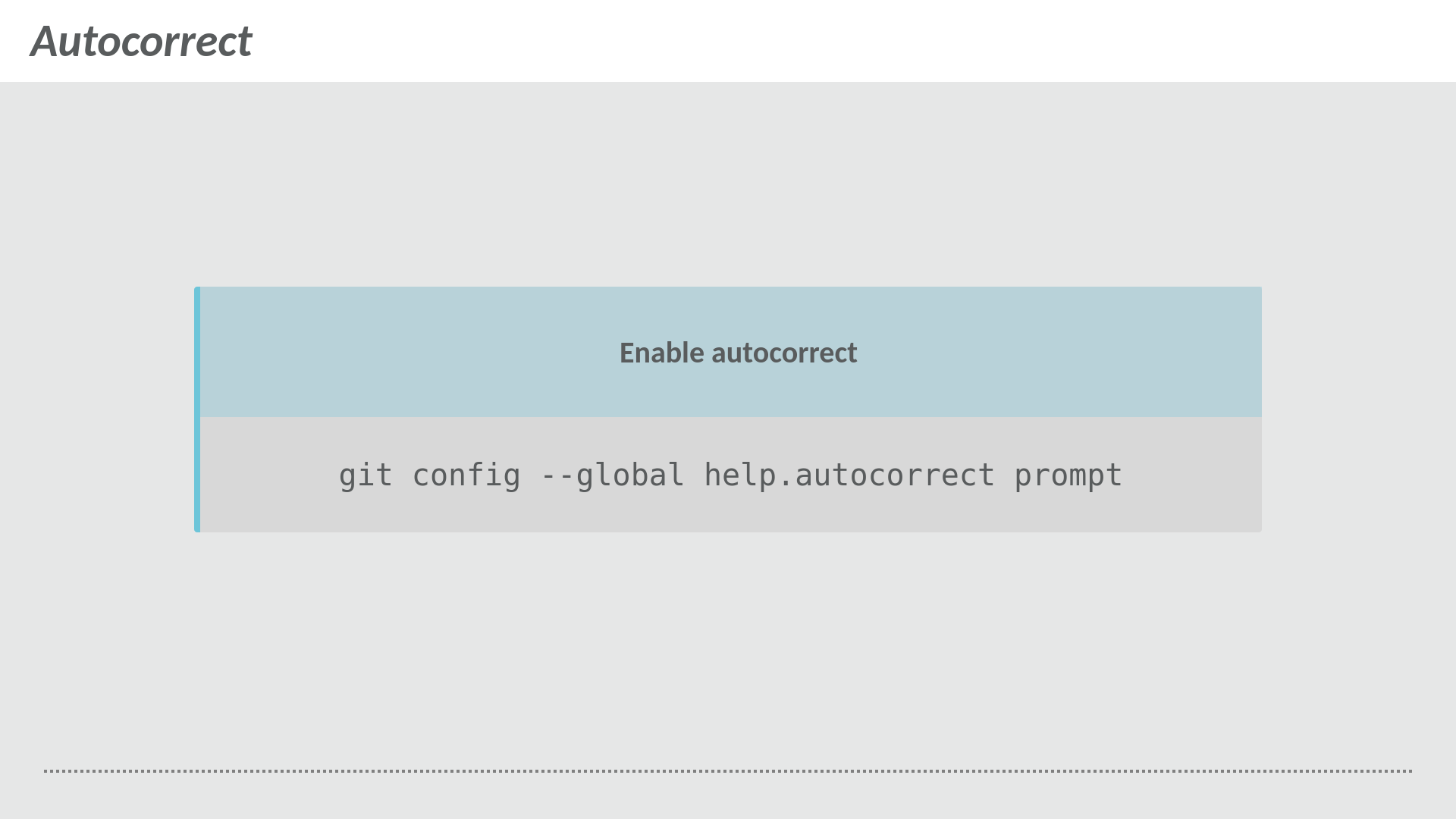 Enable autocorrect