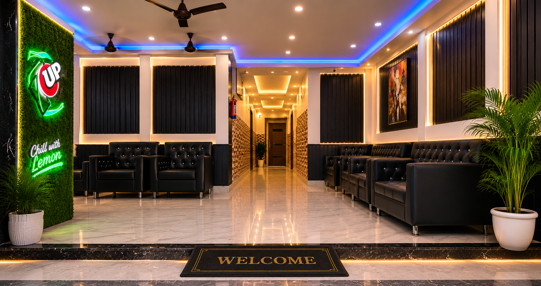 Hotel Raj Palace reception desk