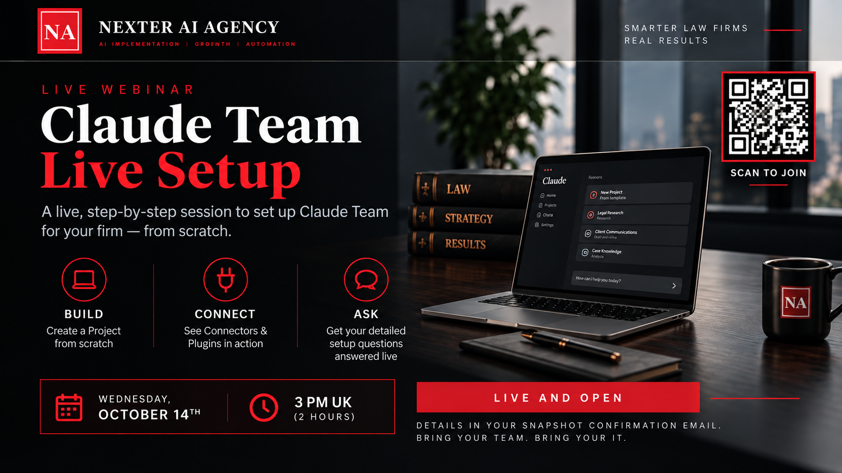 Claude Team Live Setup for Law Firms