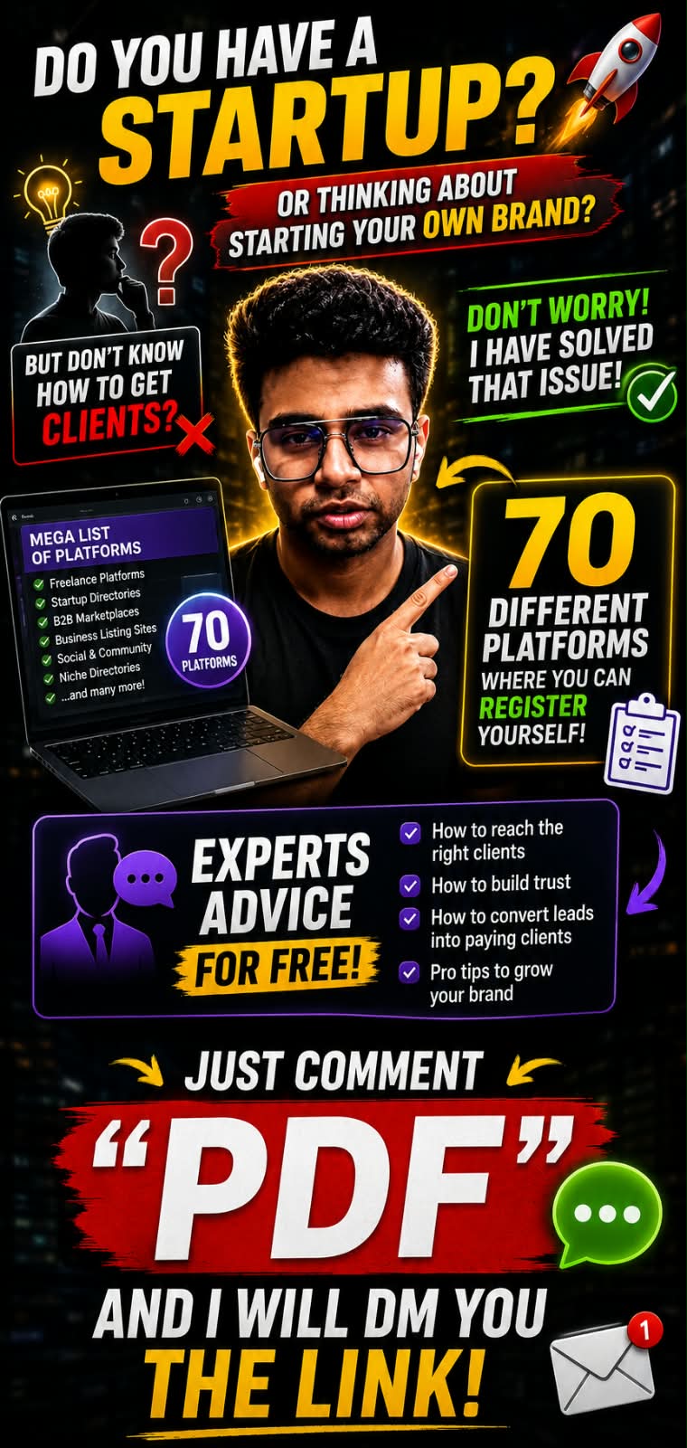 How to get clients for your Stratups (post no 23)