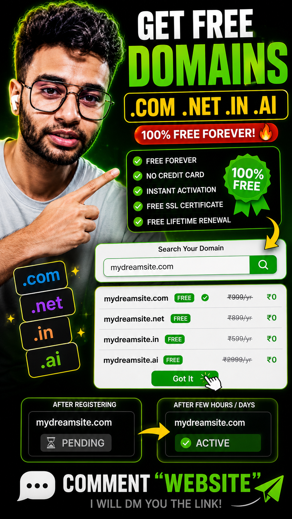 Free Website domains (post 24)