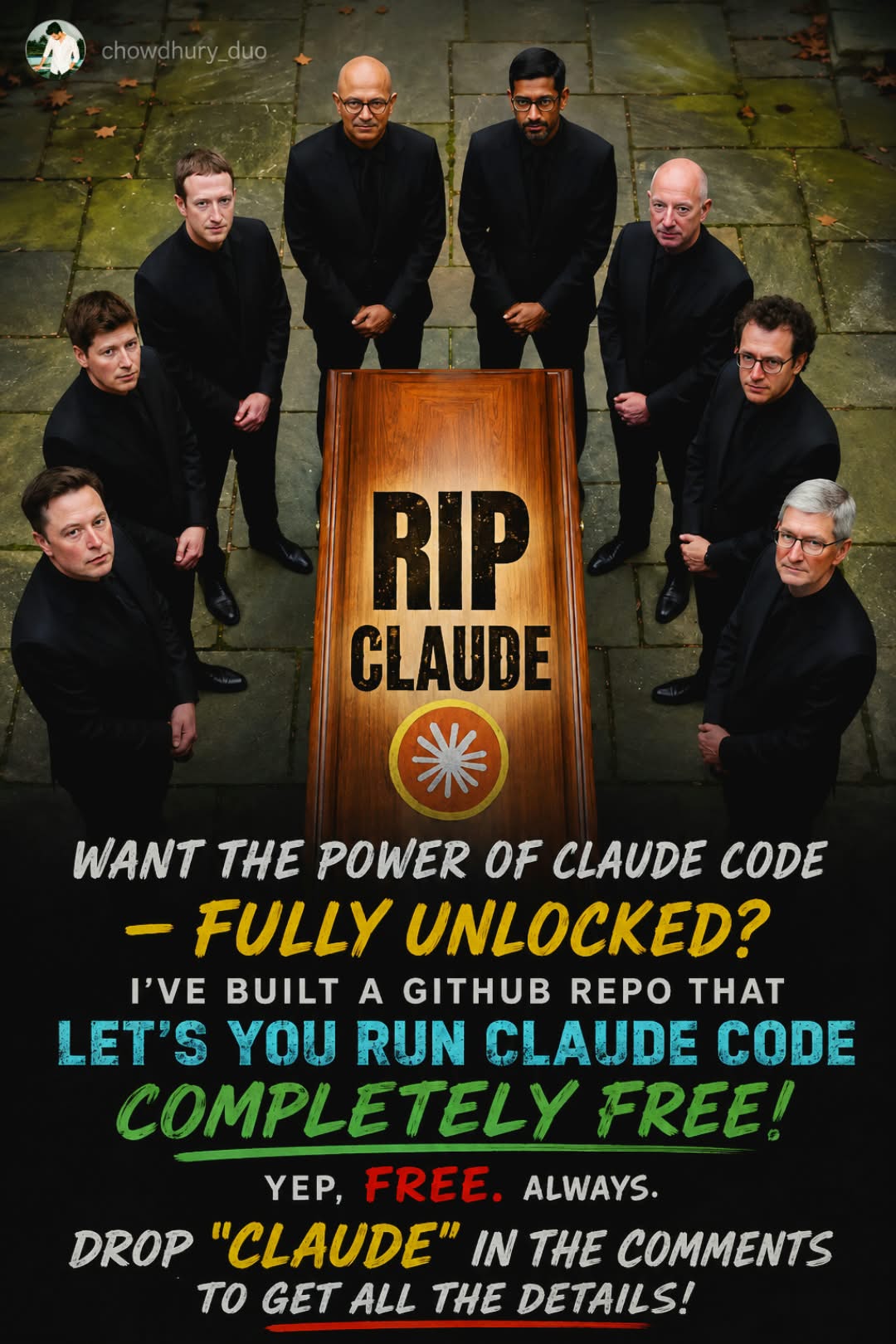 Free Claude Repo link (post 25)