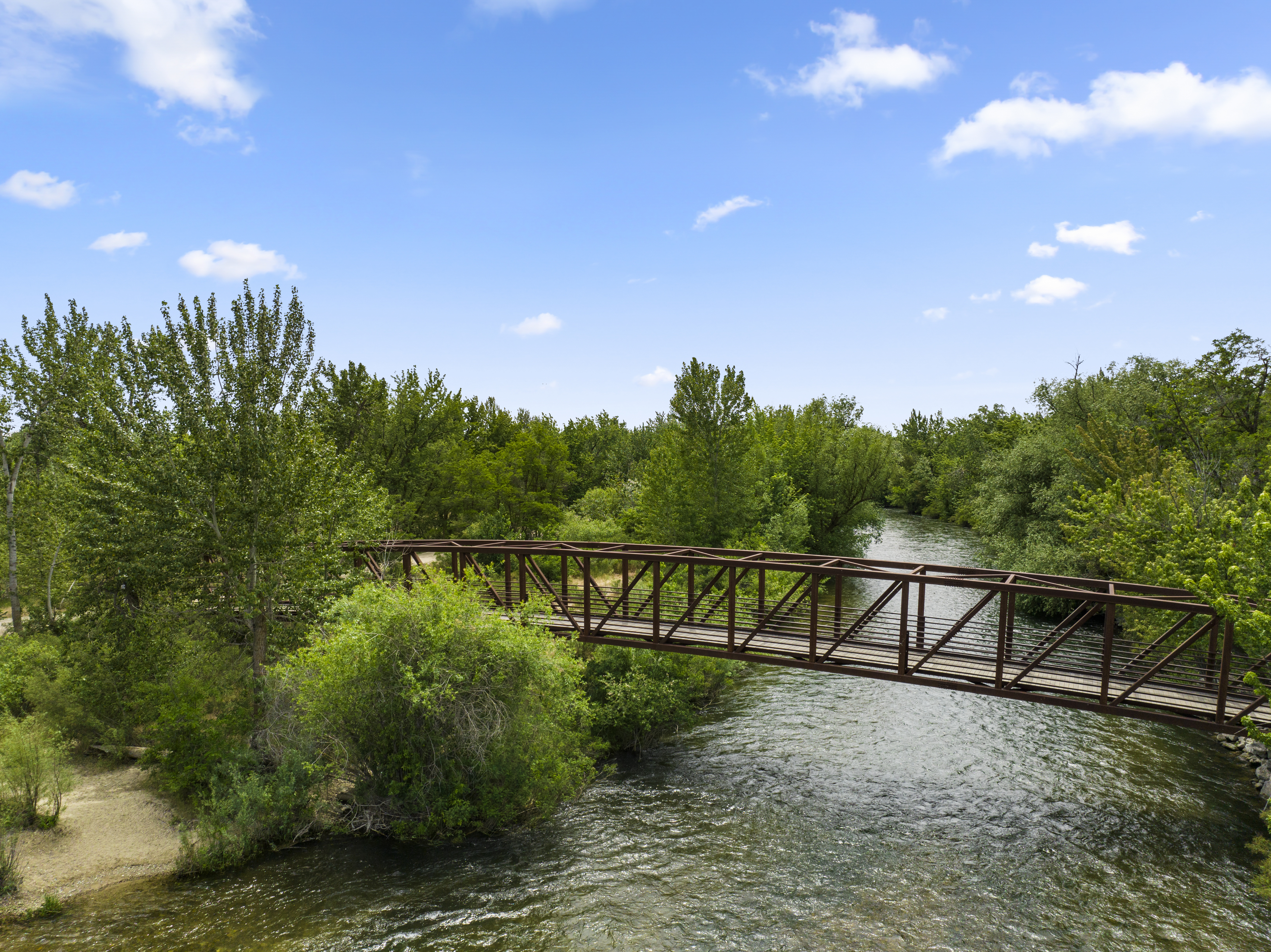 Boise river and Eagle foothills