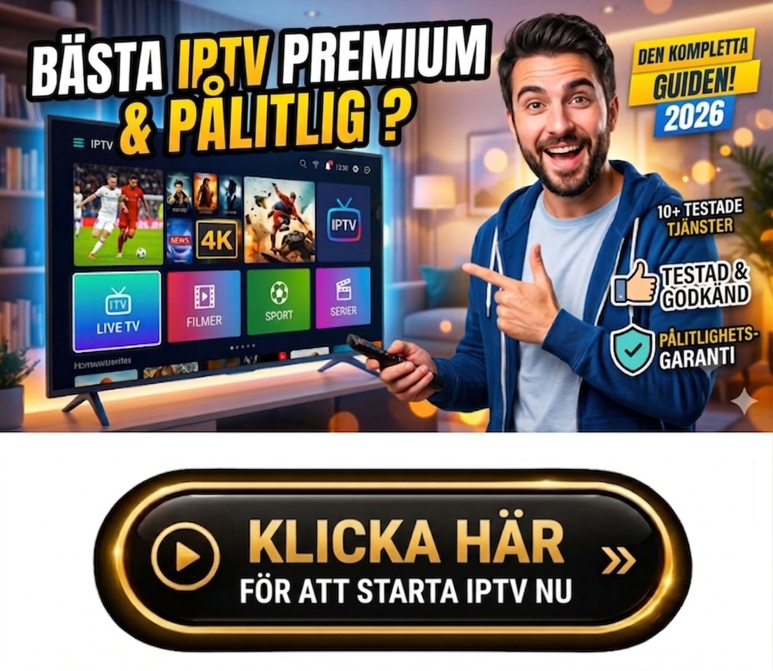 A detailed hands-on preview of the Bästa IPTV för MAG 540 : Officiell Linux Middleware & Direkt MAC-Registrering setup running on a living-room screen