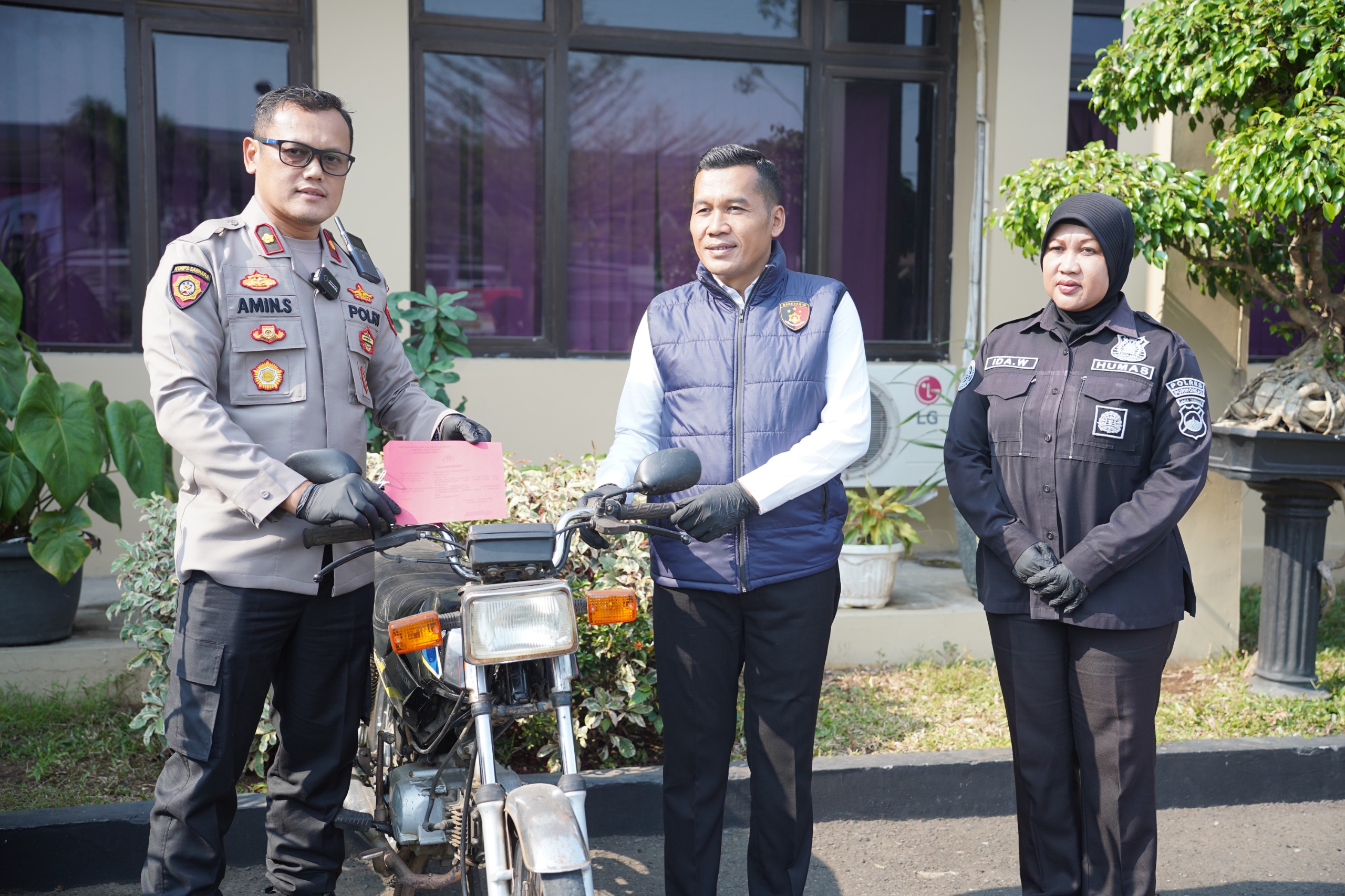 Manfaatkan Kunci Nyantol Saat Dini Hari, Pencuri Honda Win di Loano Ditangkap Tim Resmob Polres Purworejo