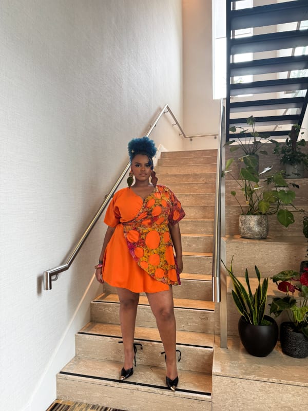 Cut out wrap dress #MBW20