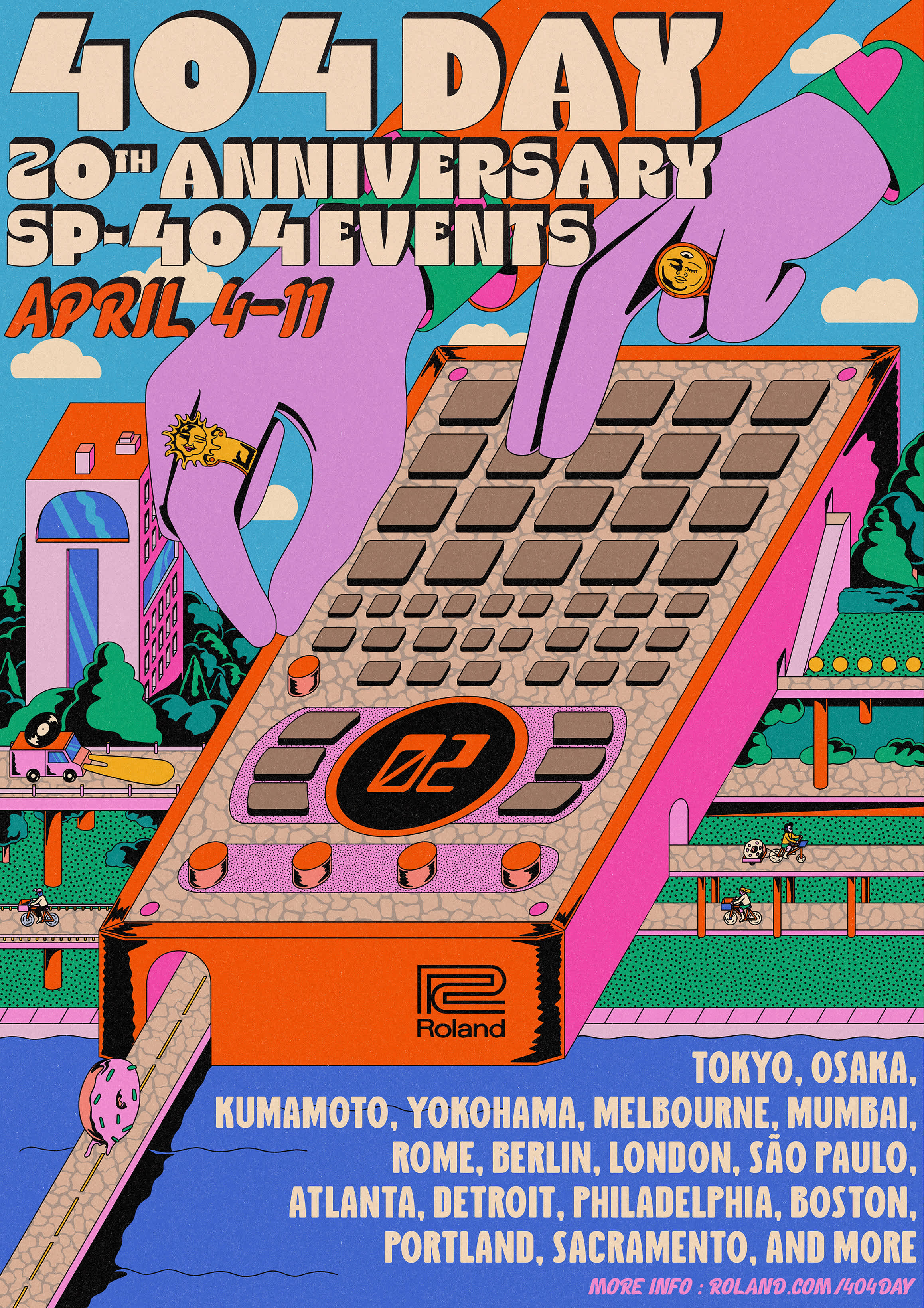Roland SP-404 20th event world