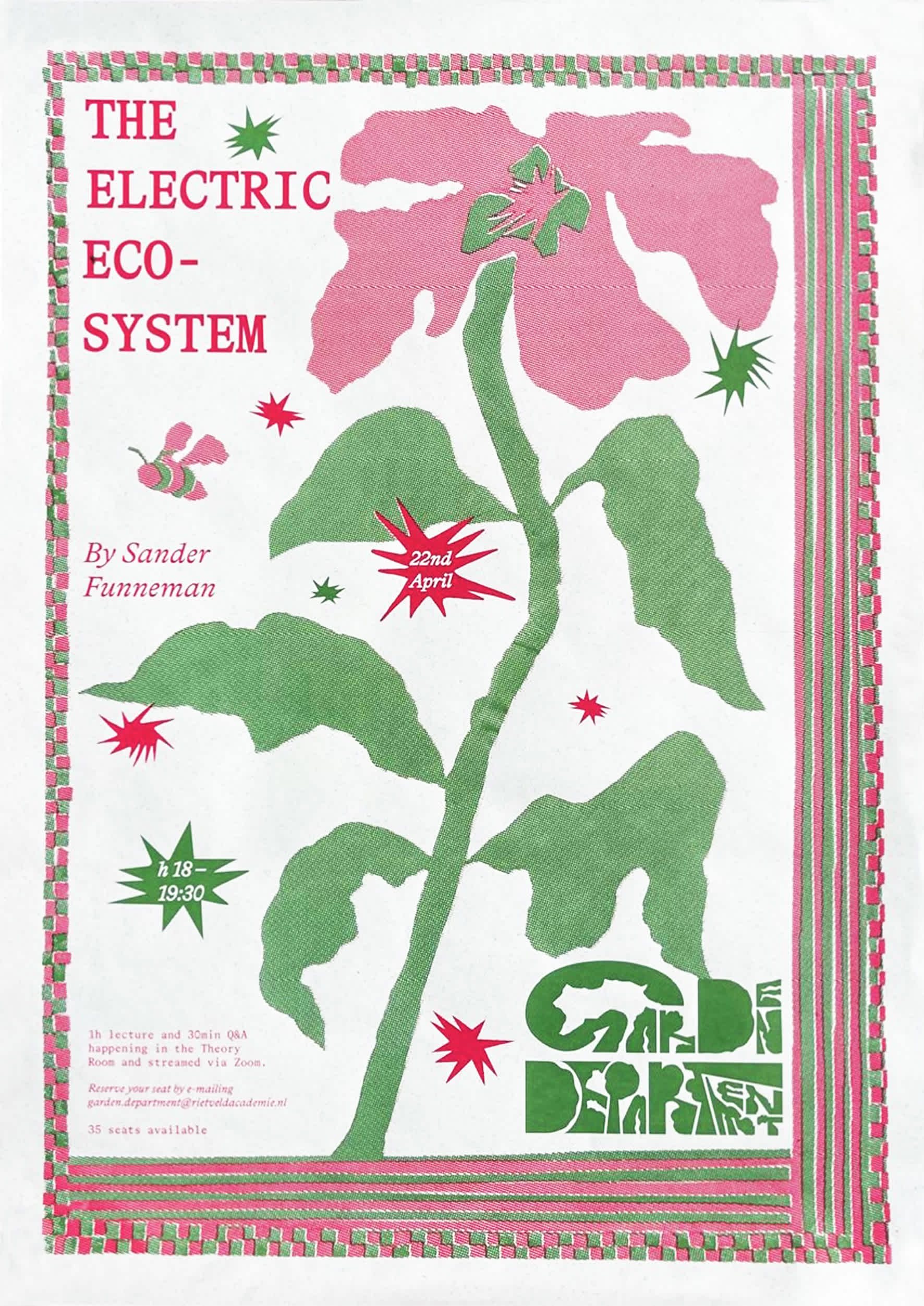 Garden Department Event Poster