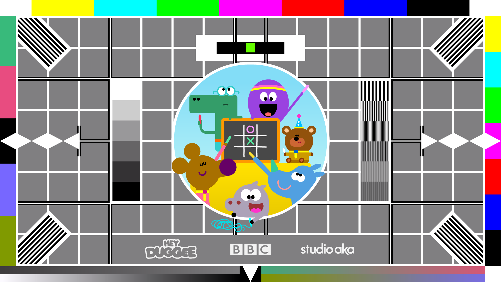 Hey Duggee Test Card