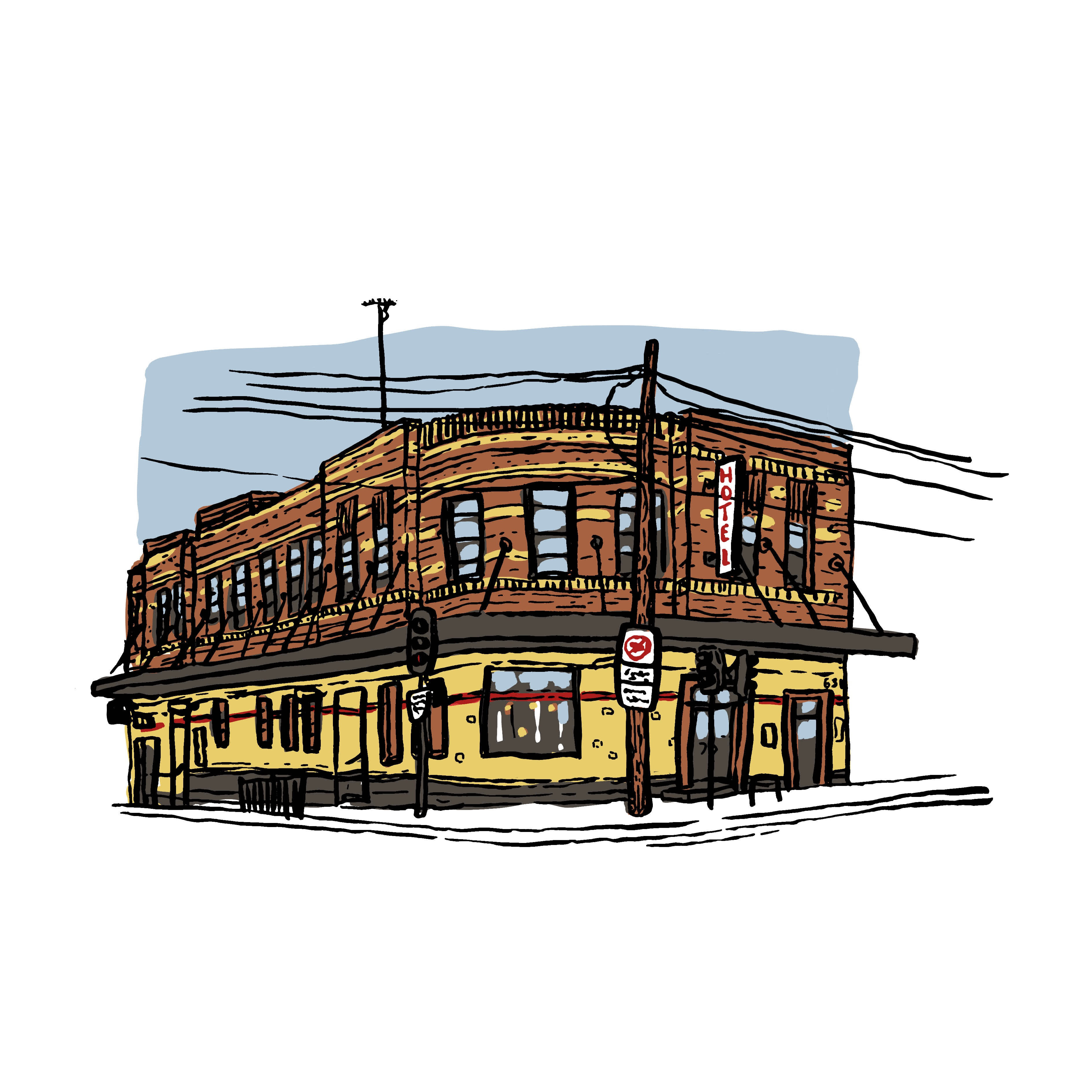 Sydney Pub Drawing