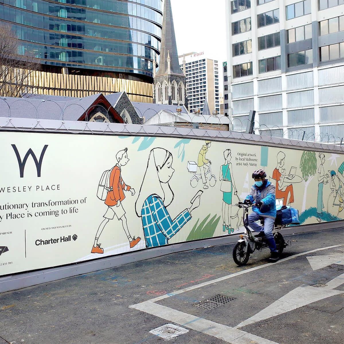 Wesley Place Hoarding Project