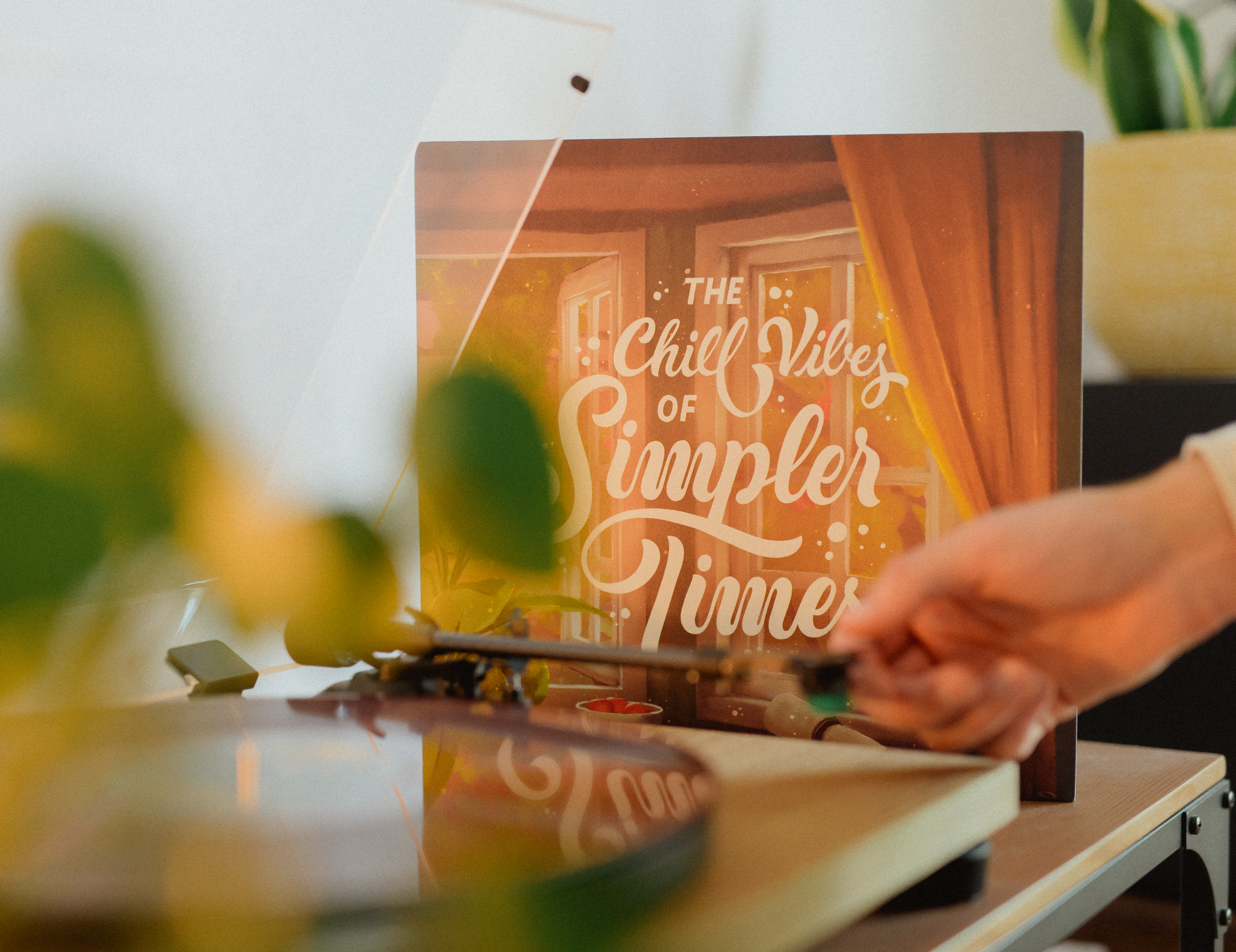 Simpler Times Vinyl • Lettering