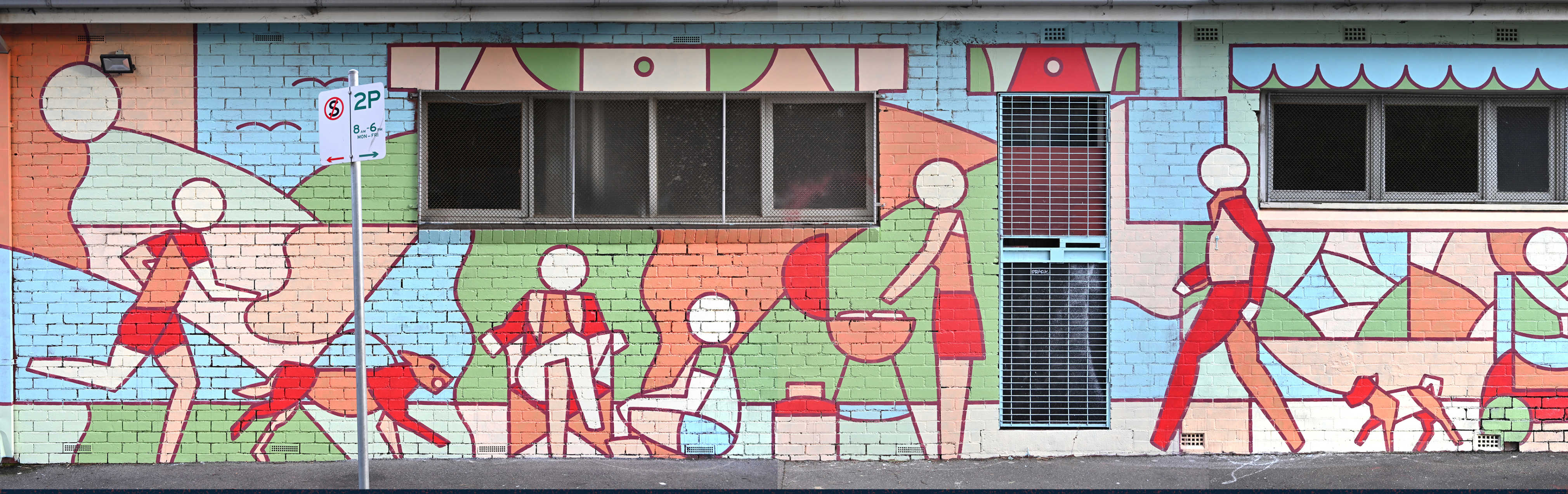 Brunswick Baths Mural