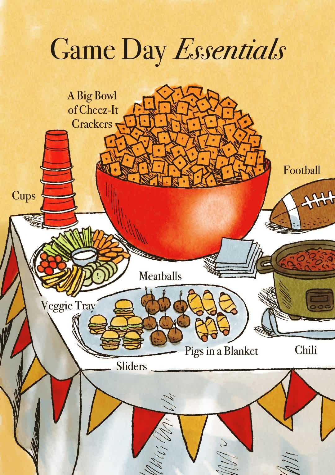 Cheez-It Illustration