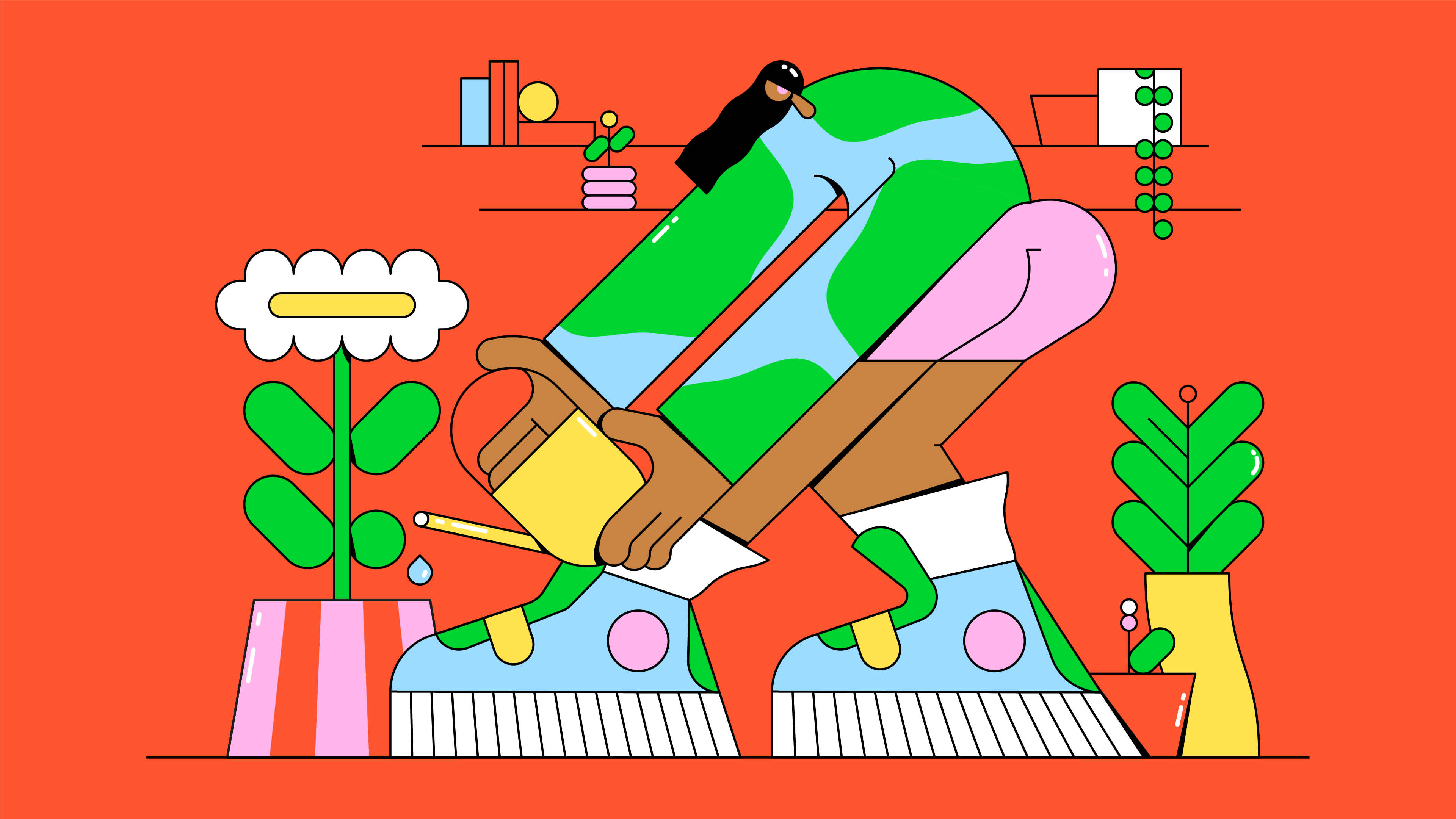 A reminder to water your plants - Personal work