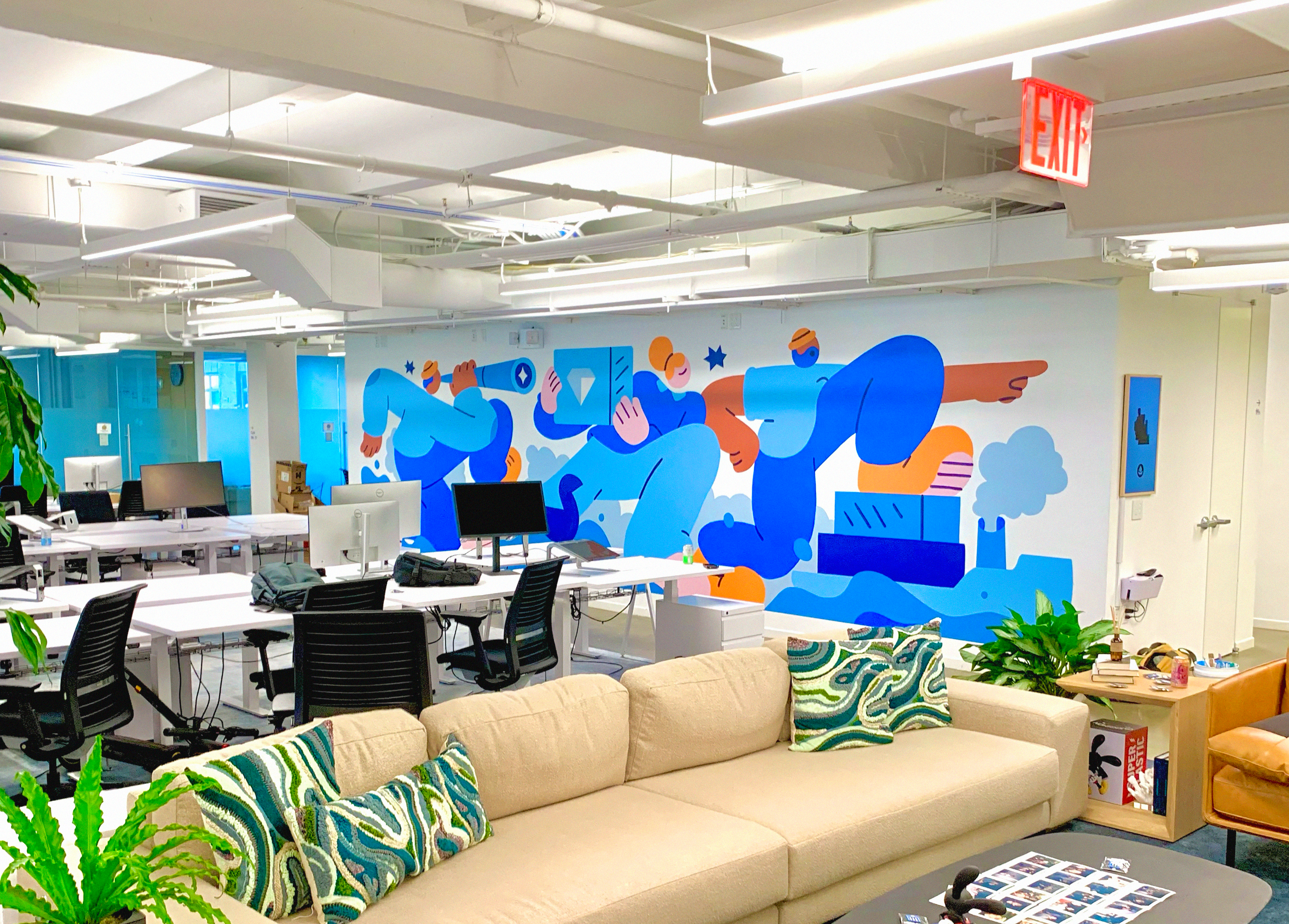 OpenSea office Mural