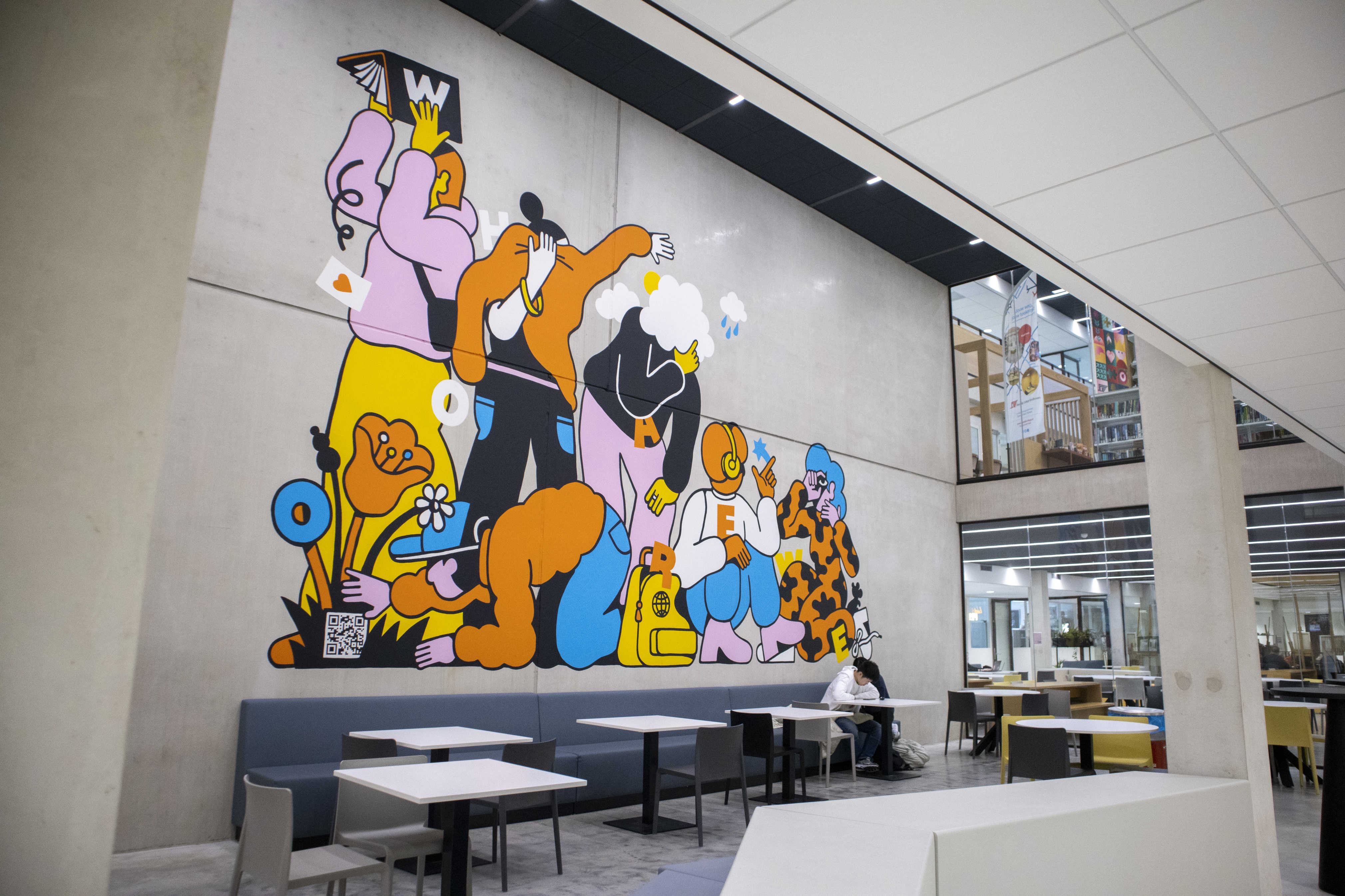 High school mural