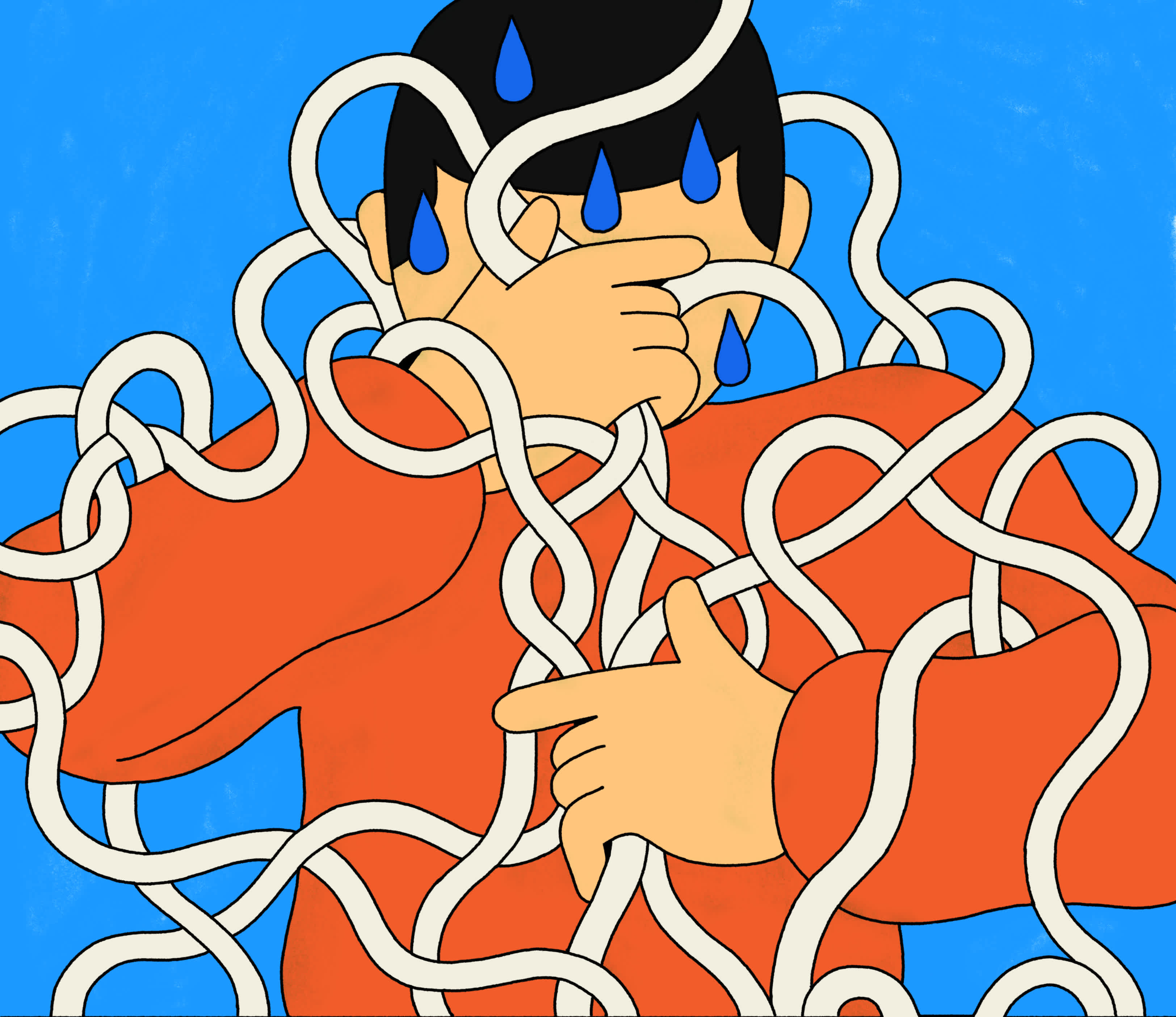 Tangled up energy transit