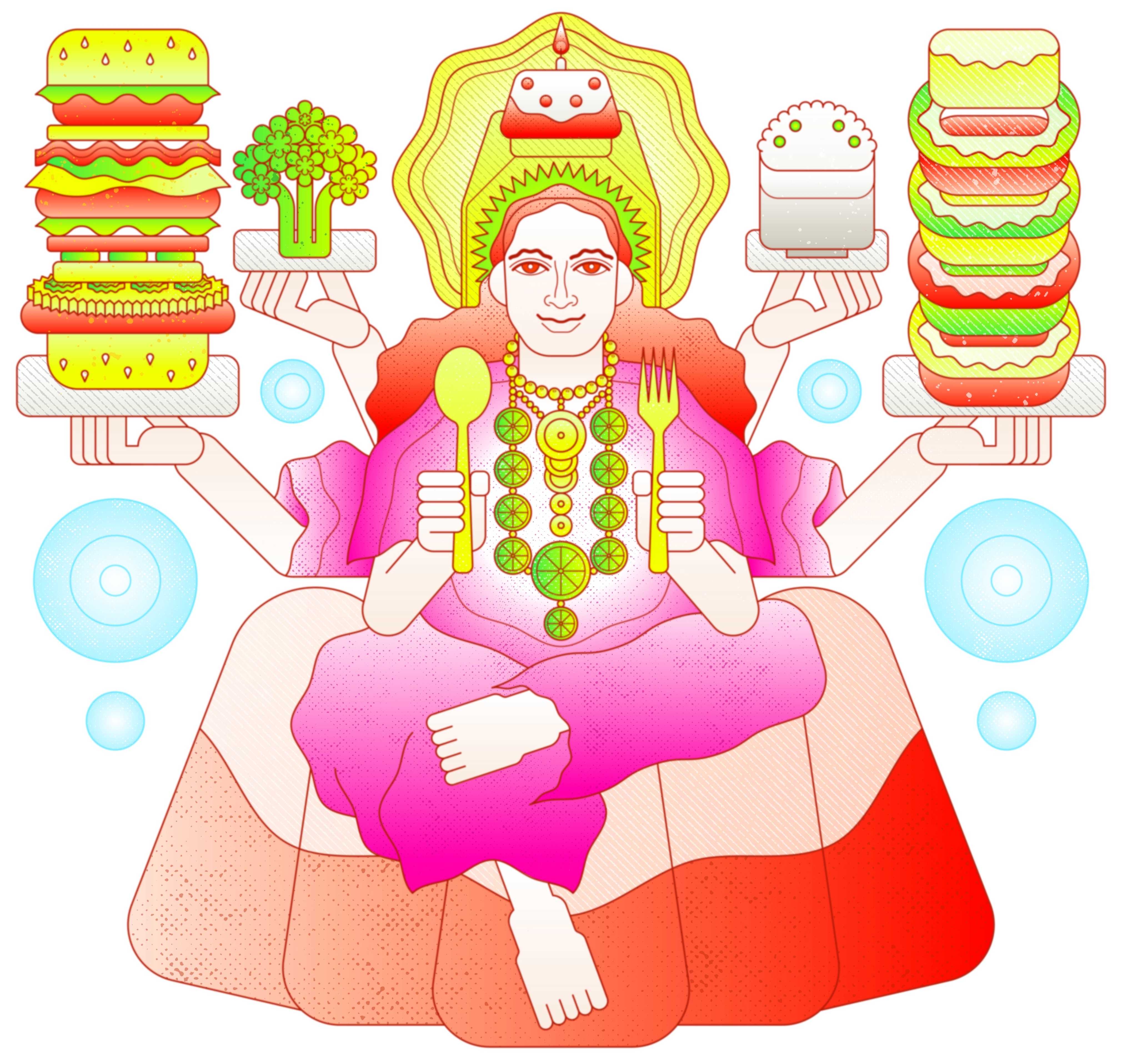 Food God illustration