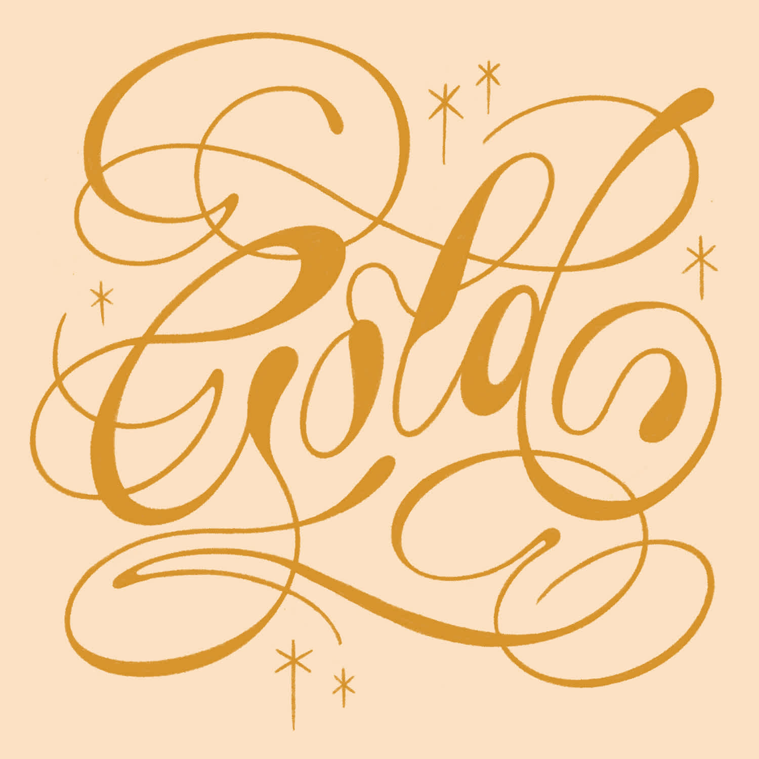 Gold — Lettering