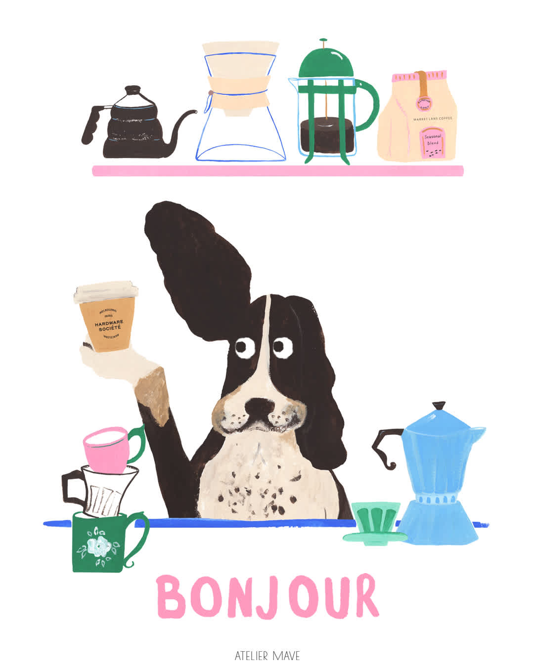 Bonjour Print Design